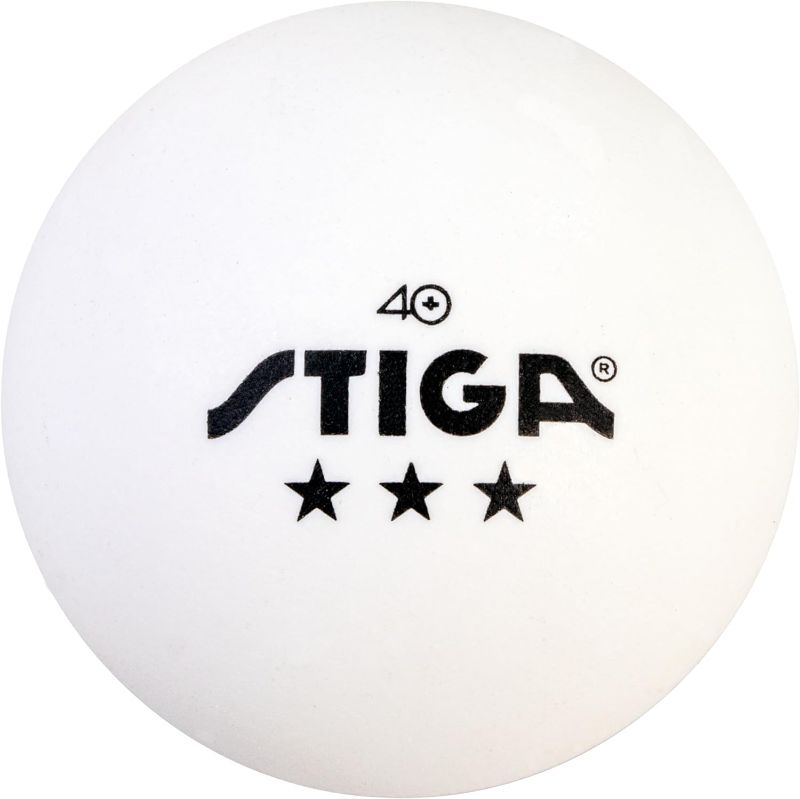 Photo 1 of STIGA 3-Star White Balls (6-pack). 2 Superior quality for tournament play.