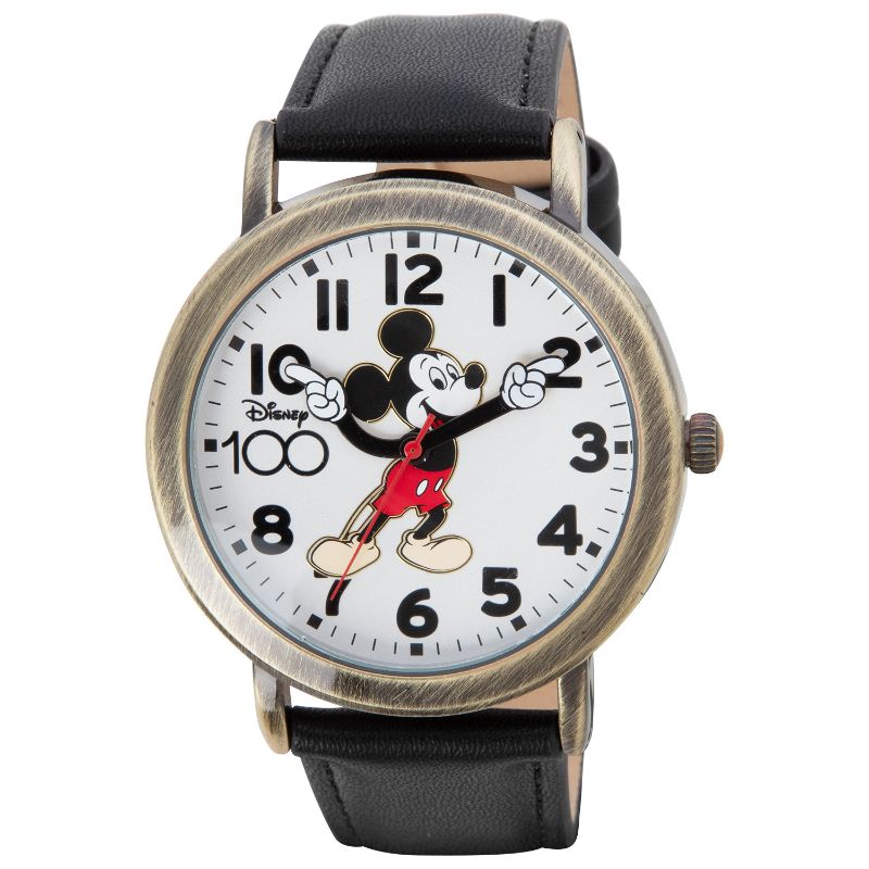 Photo 1 of Disney Adult 100th Anniversary Antique Mickey Mouse Moving Hands Watch
