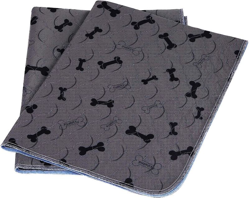 Photo 1 of Washable Dog Pee Pads with Free Grooming Gloves,Non Slip Dog Mats with Great Urine Absorption,Reusable Puppy Pee Pads for Whelping,Potty,Training,Playpen
