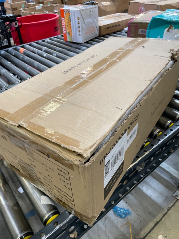 Photo 1 of REVOICI 52 Inch Ceiling Fan No Light Outdoor Ceiling Fan Remote Controlled 3 Carved Wood Fan Blades Reversible DC Motor Ceiling Fan Without Light for Farmhouse Modern Style C-Wood 52in