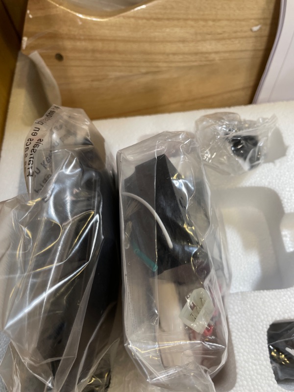 Photo 1 of REVOICI 52 Inch Ceiling Fan No Light Outdoor Ceiling Fan Remote Controlled 3 Carved Wood Fan Blades Reversible DC Motor Ceiling Fan Without Light for Farmhouse Modern Style C-Wood 52in