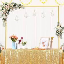 Photo 1 of Fomcet 6.6FT Round Wedding Arch Circle Backdrop Stand Balloon Frame Gold Metal Arch for Ceremony Birthday Party Baby Shower Anniversary Bridal Graduation Background Decoration
