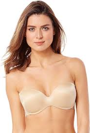 Photo 1 of Maidenform Women's Live In Luxe Full Coverage Strapless Multiway Bra DM9472 38C Latte Lift