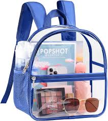 Photo 1 of BLUE CLEAR BACKPACK
