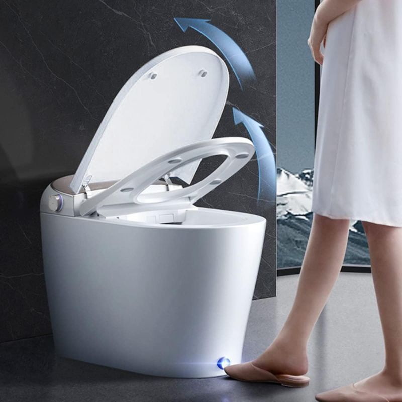 Photo 1 of DP7 Smart Toilet with Bidet Built in,Auto Open/Close,Heated Seat,Automatic Flush Bidet Toilet,Night Light,Elongated Japanese Toilets for Bathroom
