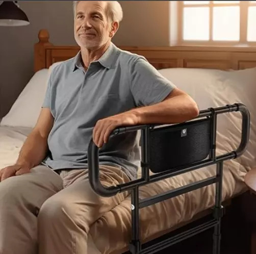 Photo 1 of Bed Elderly Rails for Adults Safety Rail Assist Seniors Handle with Adjustable
