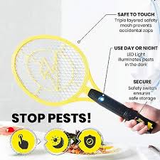 Photo 1 of 2-Pack ZAP IT! Bug Zapper Rechargeable Mosquito Fly Killer 4000 Volt Large Twin
