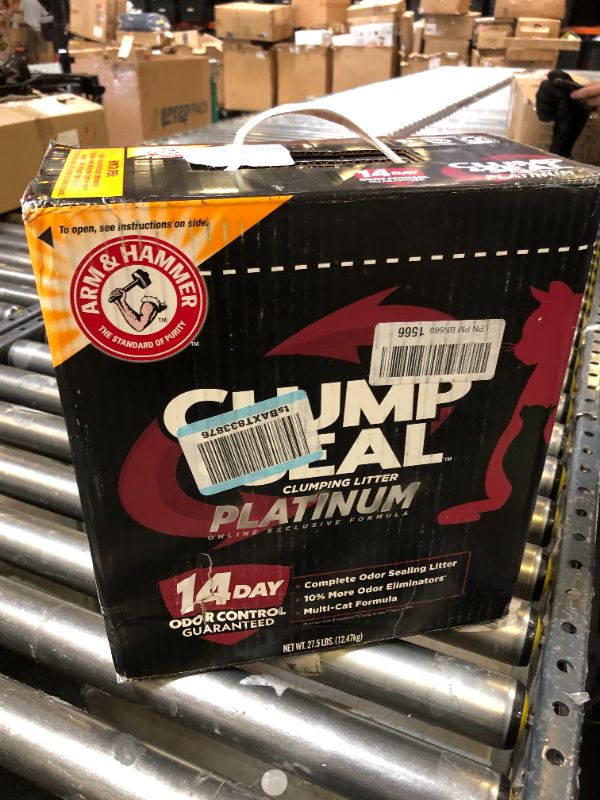 Photo 2 of ARM and HAMMER Clump and Seal Platinum Clumping Cat Litter