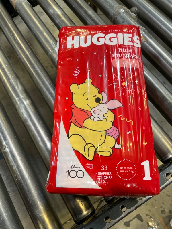 Photo 1 of HUGGIES Limited Edition Little Snuggler 33 Diapers - Up To 14 Lbs
