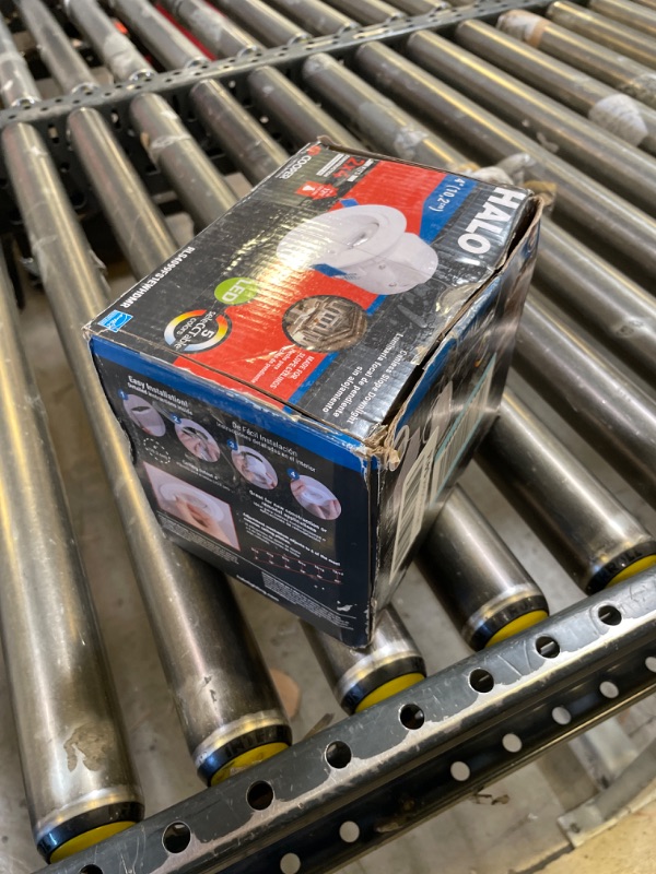 Photo 1 of HALO RLS4099FS1EWHDMR Canless LED Module Selectable 2700K, 3000K, 3500K, 4000K, 5000K CCT RL Slope Ceiling Direct Mount 4 inch White 4 inch Modern White