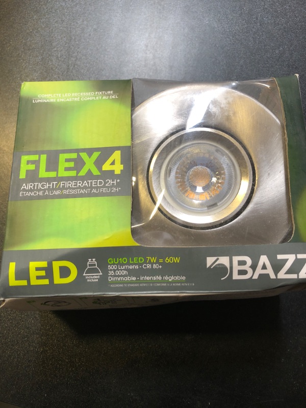 Photo 2 of BAZZ 330ATLAB Flex Recessed Led Lighting Kit