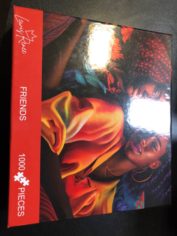 Photo 1 of African American Puzzles for Adults Delight: 1000 Piece LewisRenee Art, Experience an Enchanting & Soothing Mental Escape with Beautiful Black African Puzzle Designs. 