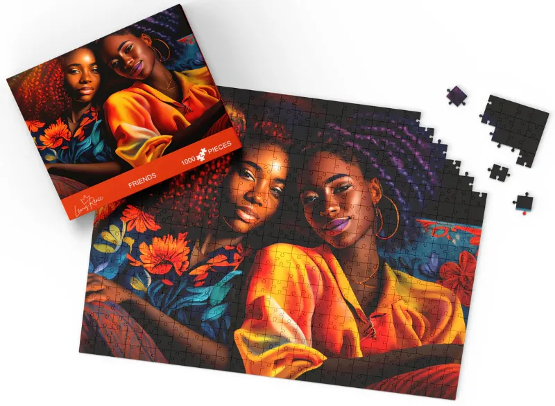 Photo 1 of Embrace African American Excellence: 1000 Piece Black Puzzle (Friends)
