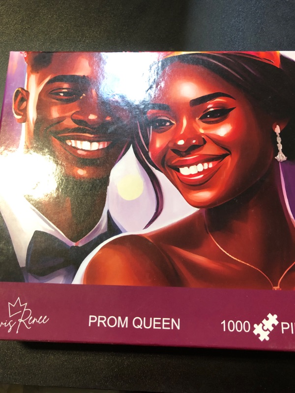 Photo 2 of Black Family Puzzle Adventure: African American 1000-Piece Jigsaw – Celebrate African Beauty (Prom Queen)
