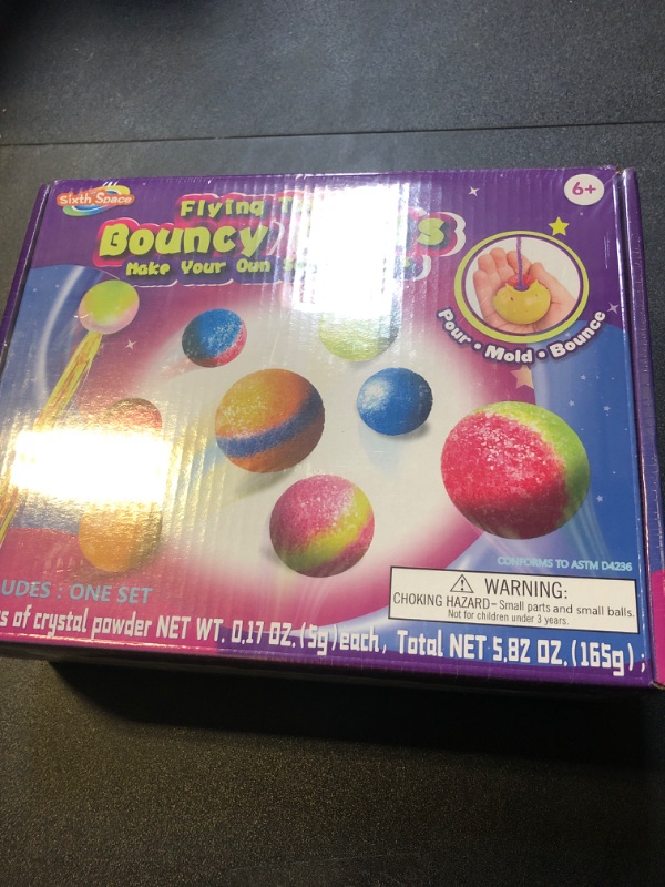 Photo 2 of Make Your Own Bouncy Ball Kit - DIY Bouncing Comet, DIY Kits for Kids, Science Kits, Kids Activity Kit, Party Craft, Art Projects, Science Kits for Kids 4-6, Fun Activities for Kids Ages 8-12
