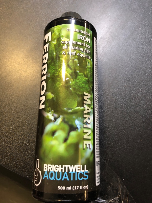 Photo 2 of Brightwell Aquatics Ferrion - Concentrated Iron Supplement for Marine Fish and Reef Aquariums 500-ml