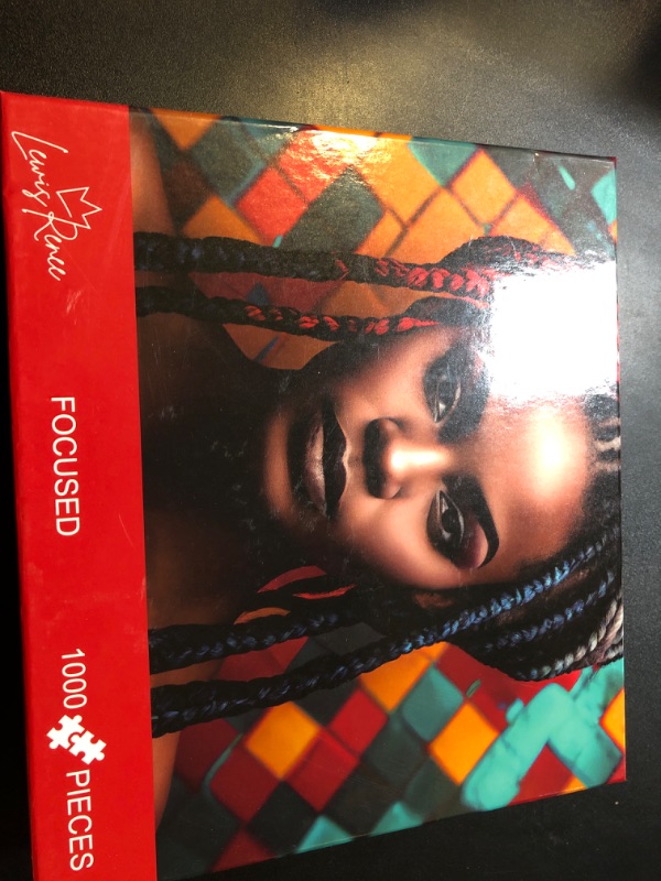 Photo 2 of African Art Jigsaw: 1000 Piece LewisRenee Masterpiece, Boost Brain Power & Relaxation, Ideal African American Gift (Focused)
