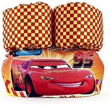 Photo 1 of Kids Swim Vest for Child Learn Swiming Training, Toddler Floats with Shoulder Harness Arm Wings Sea Pool Beach Toy 30-55lb lightning mcqueen 
