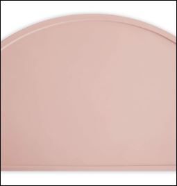 Photo 1 of Silicone Placemat for Kids | BPA-Free Non-Slip Design (Blush) 