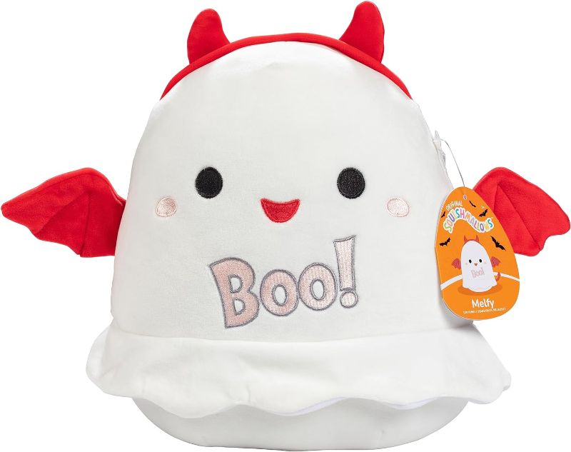 Photo 1 of Squishmallows 10-Inch Melfy The Devil Ghost - Official Jazwares Plush - Collectible Soft & Squishy Stuffed Animal Toy - Gift for Kids, Girls, Boys
 