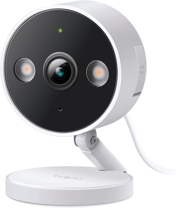 Photo 1 of TP-Link Tapo 2K QHD Security Camera, Indoor/Outdoor, ???? ????? ??????'? ??????, Color Night Vision, Free Person/Pet/Vehicle Detection, Invisible IR Mode, SD Storage(Tapo C120)
