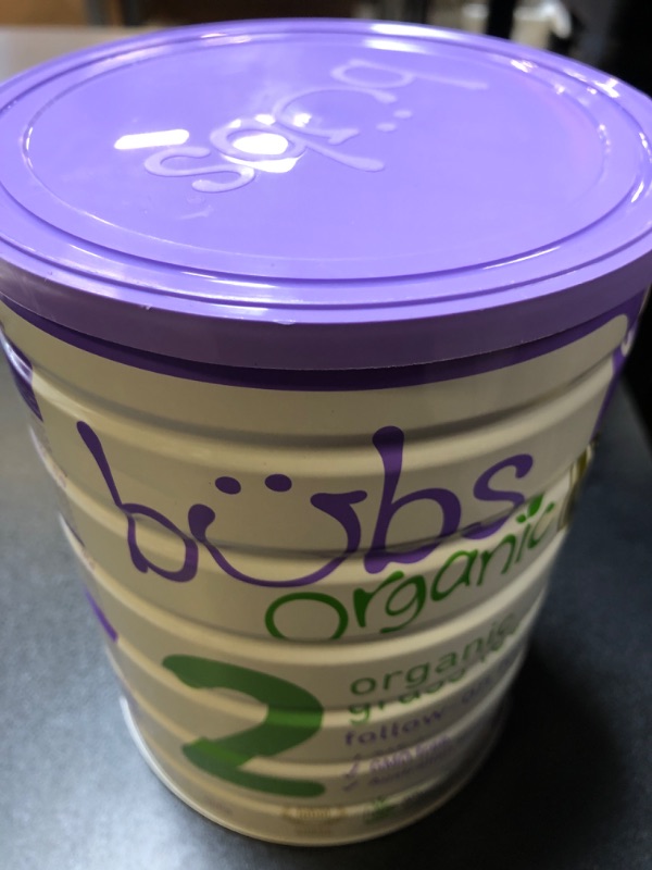 Photo 2 of Bubs Organic Grass Fed Follow-On Formula Stage 2, Infants 6-12 months, Made with Organic Milk, 28.2 oz BEST BY 12/10/2025