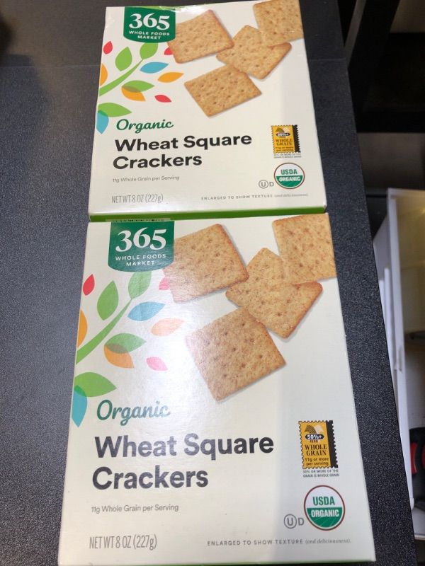 Photo 2 of 365 by Whole Foods Market, Organic Wheat Squares, 8 Ounce PACK OF 2 BEST BY 6/10/2024