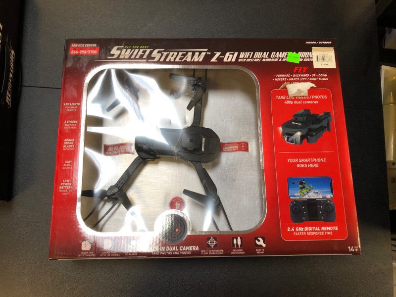 Photo 2 of Swift Stream RC Dual Wi-Fi Z-61 Camera Drone(Drone Only)
