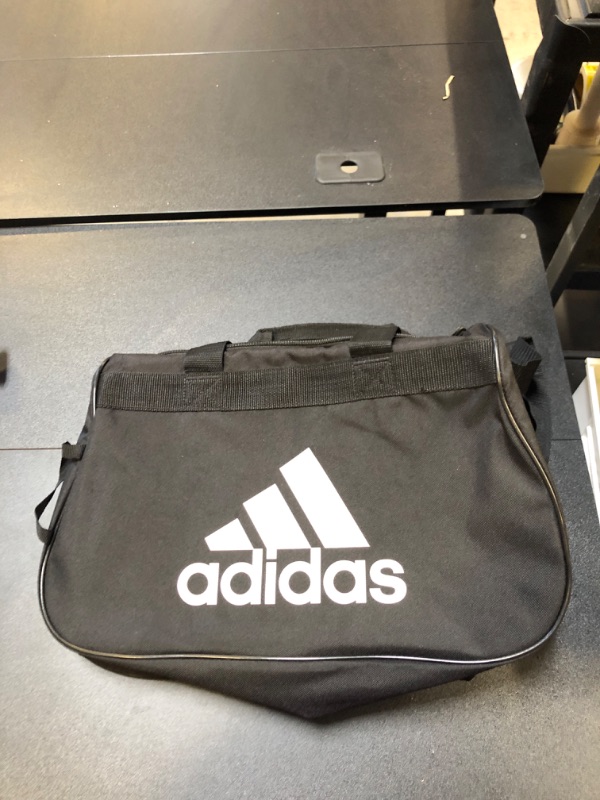 Photo 2 of Adidas Adult Unisex Diablo Small II Duffel Gym Training Bag Black/White
