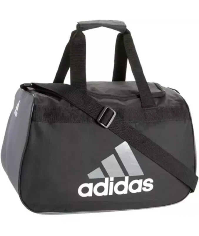 Photo 1 of Adidas Adult Unisex Diablo Small II Duffel Gym Training Bag Black/White
