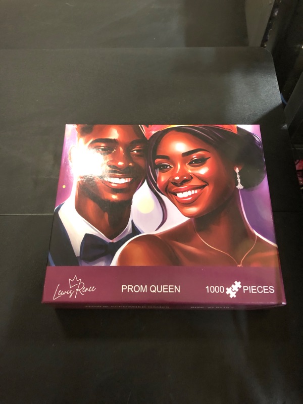 Photo 2 of Black Family Puzzle Adventure: African American 1000-Piece Jigsaw – Celebrate African Beauty (Prom Queen)
