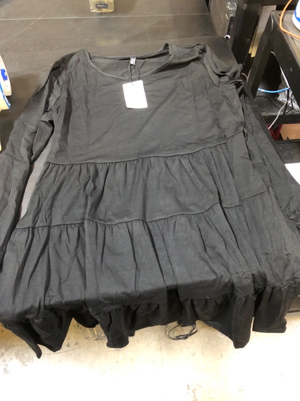 Photo 1 of WOMEN'S LONG SLEEVE DRESS (BLACK)
SIZE 3XL 