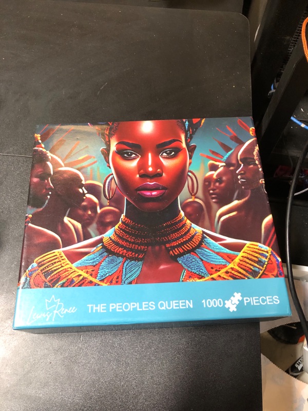 Photo 2 of African American Jigsaw Puzzles for Adults 1000 Piece Wonders: LewisRenee Art, Revel in A Soothing & Mind-invigorating Challenge Showcasing The Beauty of Black Art Puzzles
