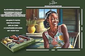 Photo 1 of African American Jigsaw Puzzles for Adults 1000 Piece Wonders: LewisRenee Art, Revel in A Soothing & Mind-invigorating Challenge Showcasing The Beauty of Black Art Puzzles
