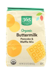 Photo 1 of 365 by Whole Foods Market, Organic Buttermilk Pancake & Waffle Mix, 32 Ounce
PACK OF 3 EXP 1/4/2025