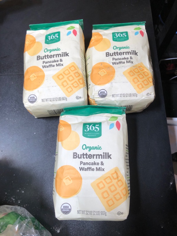 Photo 2 of 365 by Whole Foods Market, Organic Buttermilk Pancake & Waffle Mix, 32 Ounce
PACK OF 3 EXP 1/4/2025