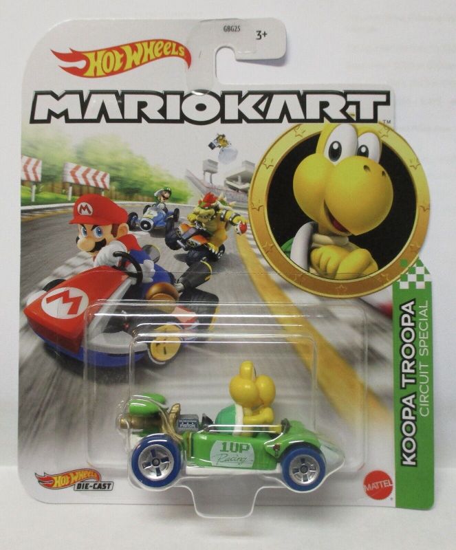 Photo 1 of  HOT WHEELS MARIO KART * C CASE * KOOPA TROOPA CIRCUIT SPECIAL  
