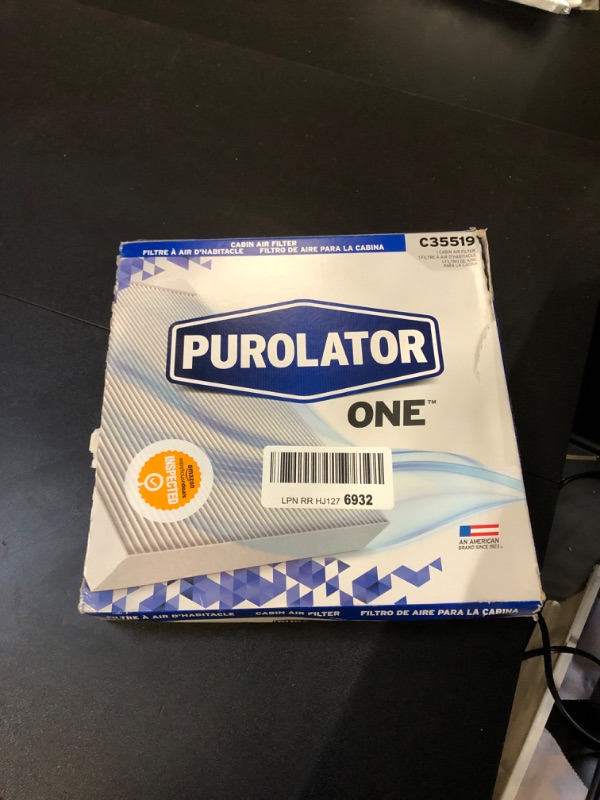 Photo 2 of Purolator C35519 PurolatorOne Cabin Air Filter, 1 Count (Pack of 1)