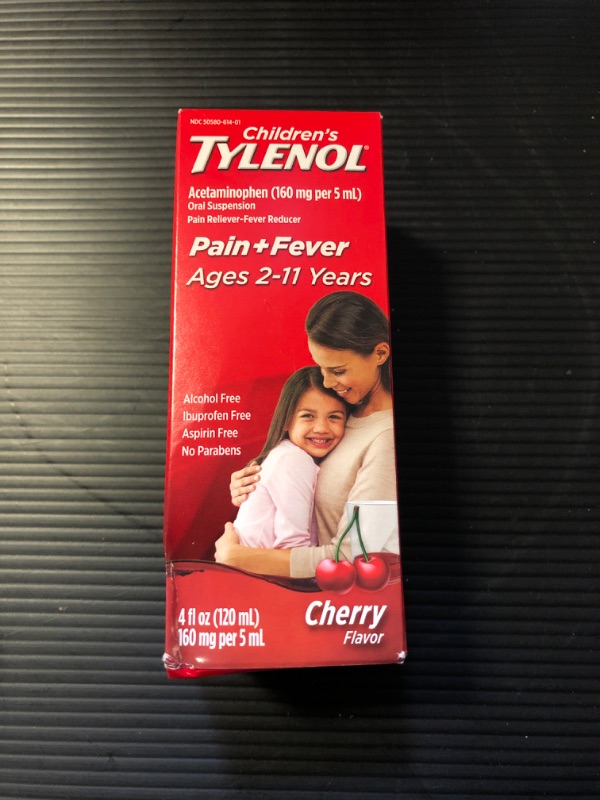 Photo 2 of Exp 9/25 Liq Size 4z Tylenol Children's Cherry Blast Oral Suspension