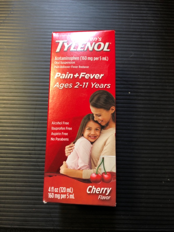 Photo 2 of Exp 9/25 Liq Size 4z Tylenol Children's Cherry Blast Oral Suspension