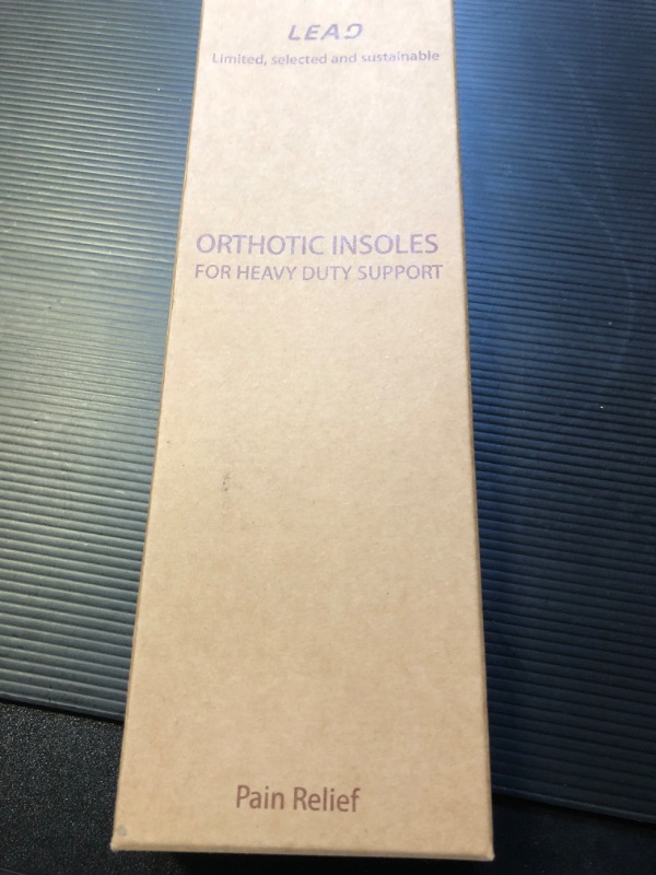 Photo 2 of 3/4 Arch Support Insoles for Men and Women, Plantar Fasciitis Insoles, Orthotic Inserts for Flat Feet Over-Pronation, Rigid High Arch Support Shoe Insoles for Heel Spurs Foot Pain Relief, XL XL(Men's 11.5-13.5, Women's12.5-14.5)