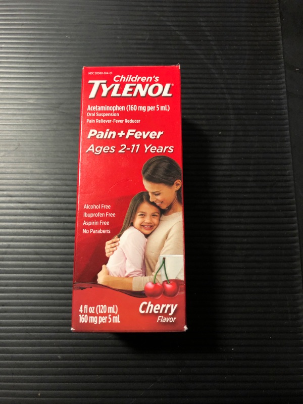 Photo 2 of Exp 9/25 Liq Size 4z Tylenol Children's Cherry Blast Oral Suspension