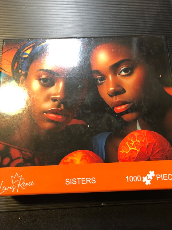 Photo 2 of Delightful African American Art: Black Puzzles for Adult Enthusiast (Sisters)
