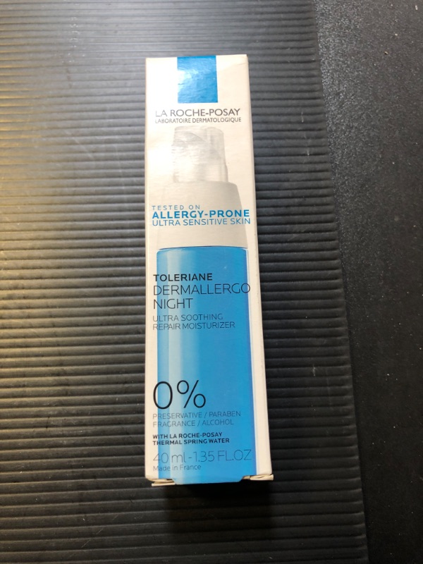 Photo 2 of Exp 6/26 La Roche-Posay Toleriane Dermallergo Night Cream for Face Intense Soothing Moisturizer with Vitamin E, Allergy Tested, for Sensitive Skin, Formerly Toleriane Ultra Night