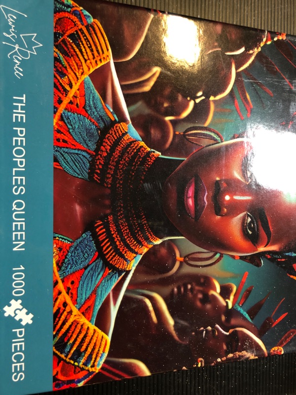Photo 2 of Journey into African Art & History: LewisRenee 1000 Piece Puzzle (The Peoples Queen)
