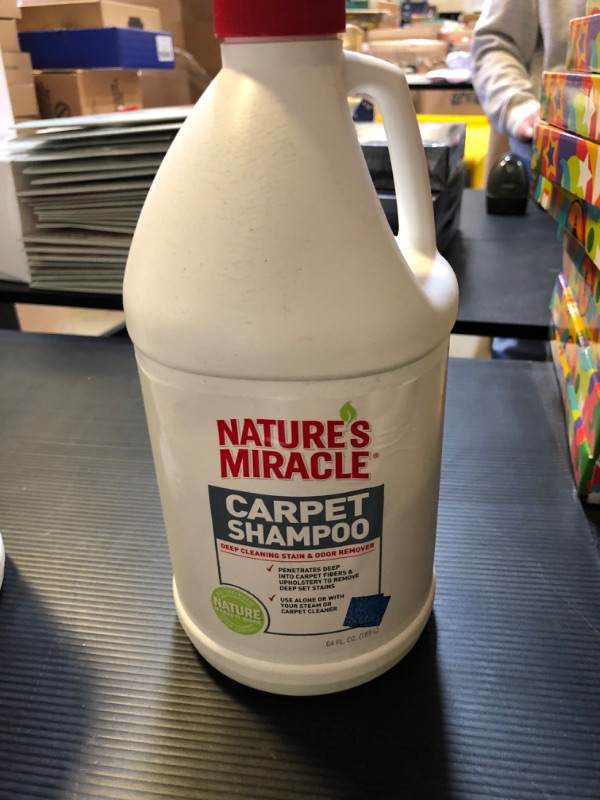 Photo 2 of Nature's Miracle Advanced Deep Clean Carpet Shampoo - 64 oz jug