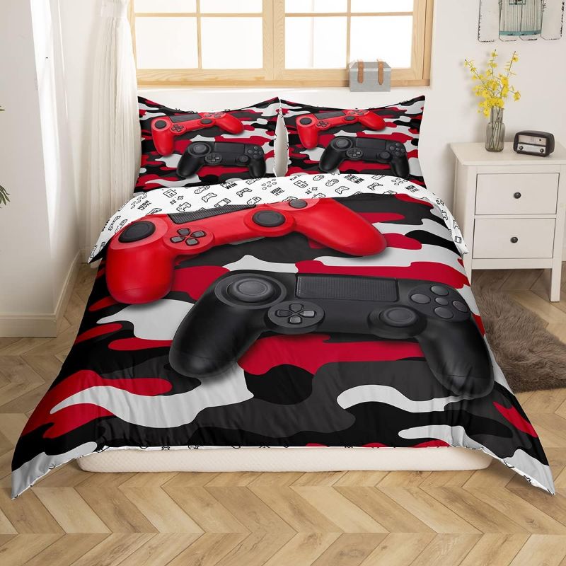 Photo 1 of Erosebridal Woodland Camo Gaming  bedding set  twin only comes with ONE pilow case cover 