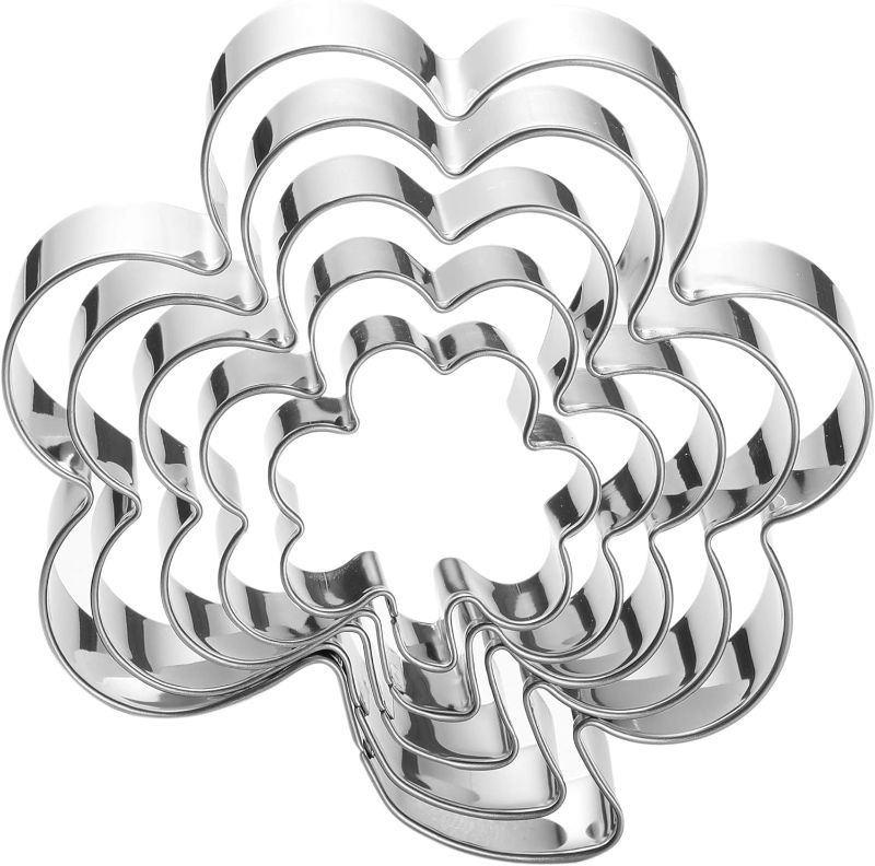 Photo 1 of Shamrock Cookie Cutters Stainless Steel 