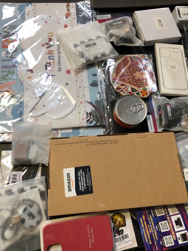 Photo 3 of mystery bag lot filled with mixed random items sold as is no returns or exchanges includes phone cases , watch bands , chains , christmas decor , etc easter decor
