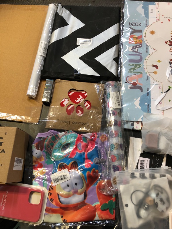 Photo 2 of mystery bag lot filled with mixed random items sold as is no returns or exchanges includes phone cases , watch bands , chains , christmas decor , etc easter decor